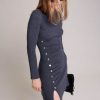 Maje Short Dresses | Rib Short Knit Dress
