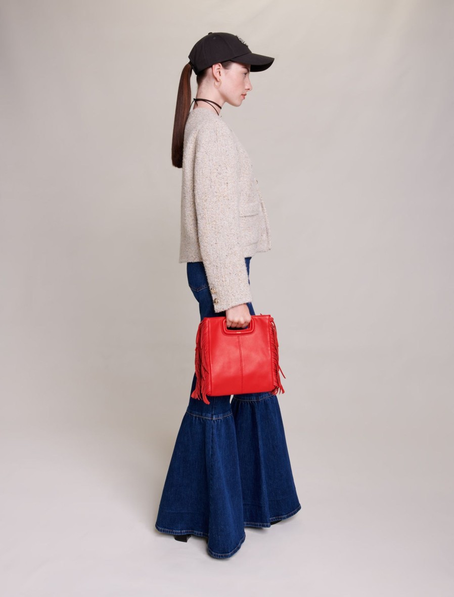 Maje Tweed | Short Straight Fit Jacket