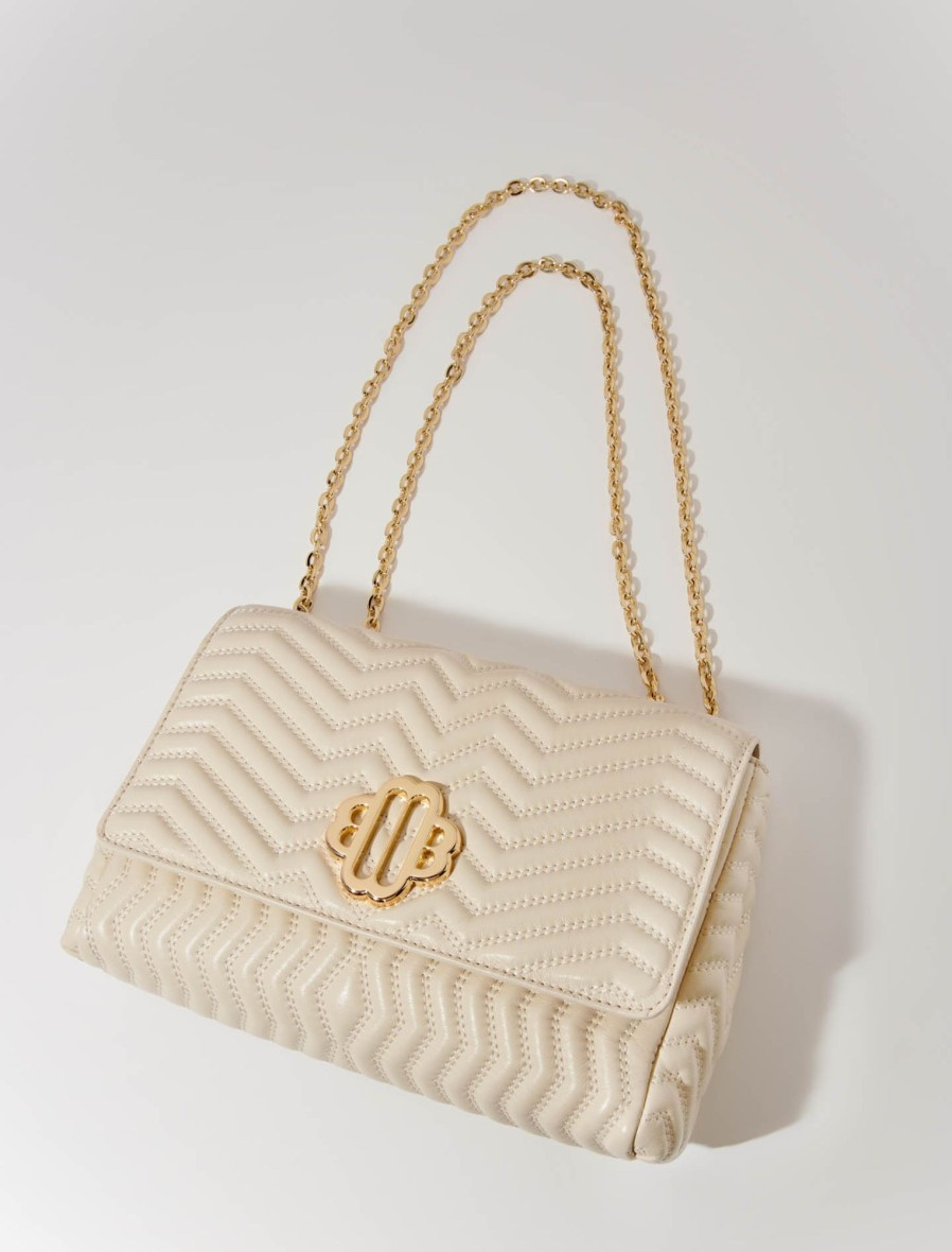 Maje Eco-Friendly Selection | Leather Bag With Chain