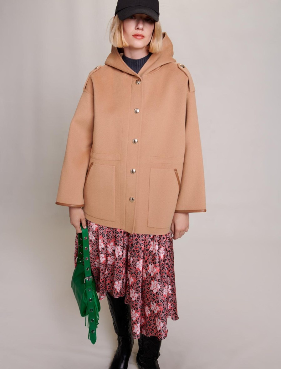 Maje Eco-Friendly Selection | Hooded Coat