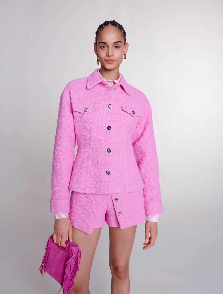 Maje Tweed | Fitted Tweed Jacket