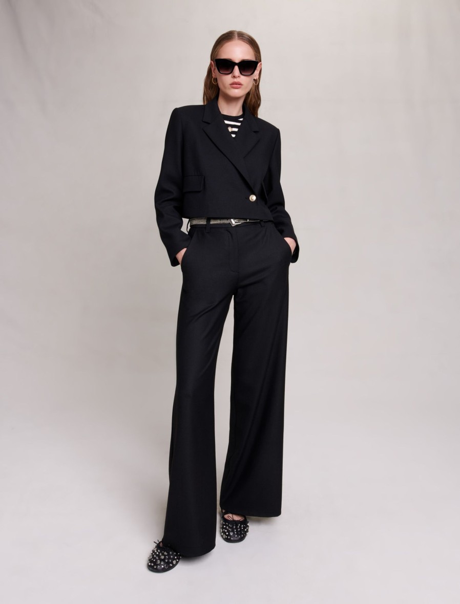 Maje Eco-Friendly Selection | Short Straight Fit Jacket