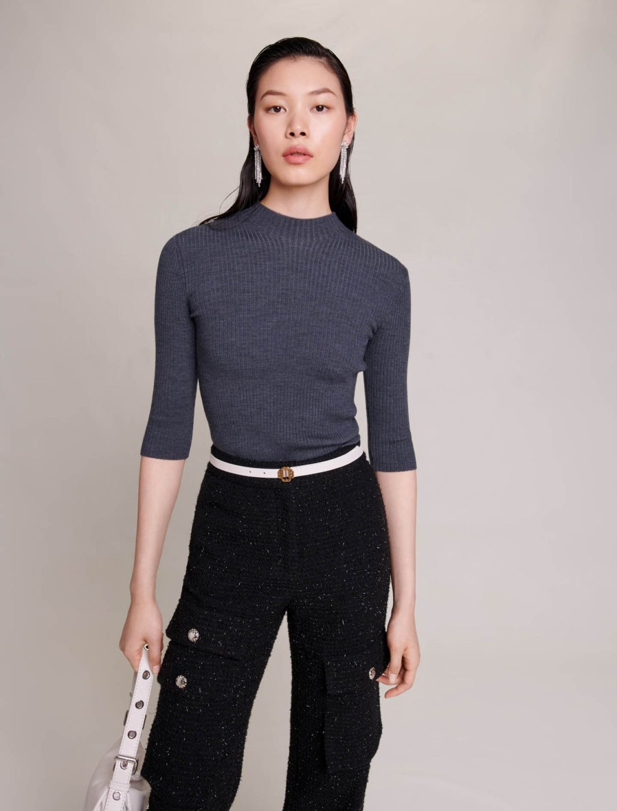 Maje Eco-Friendly Selection | Ribbed Sweater