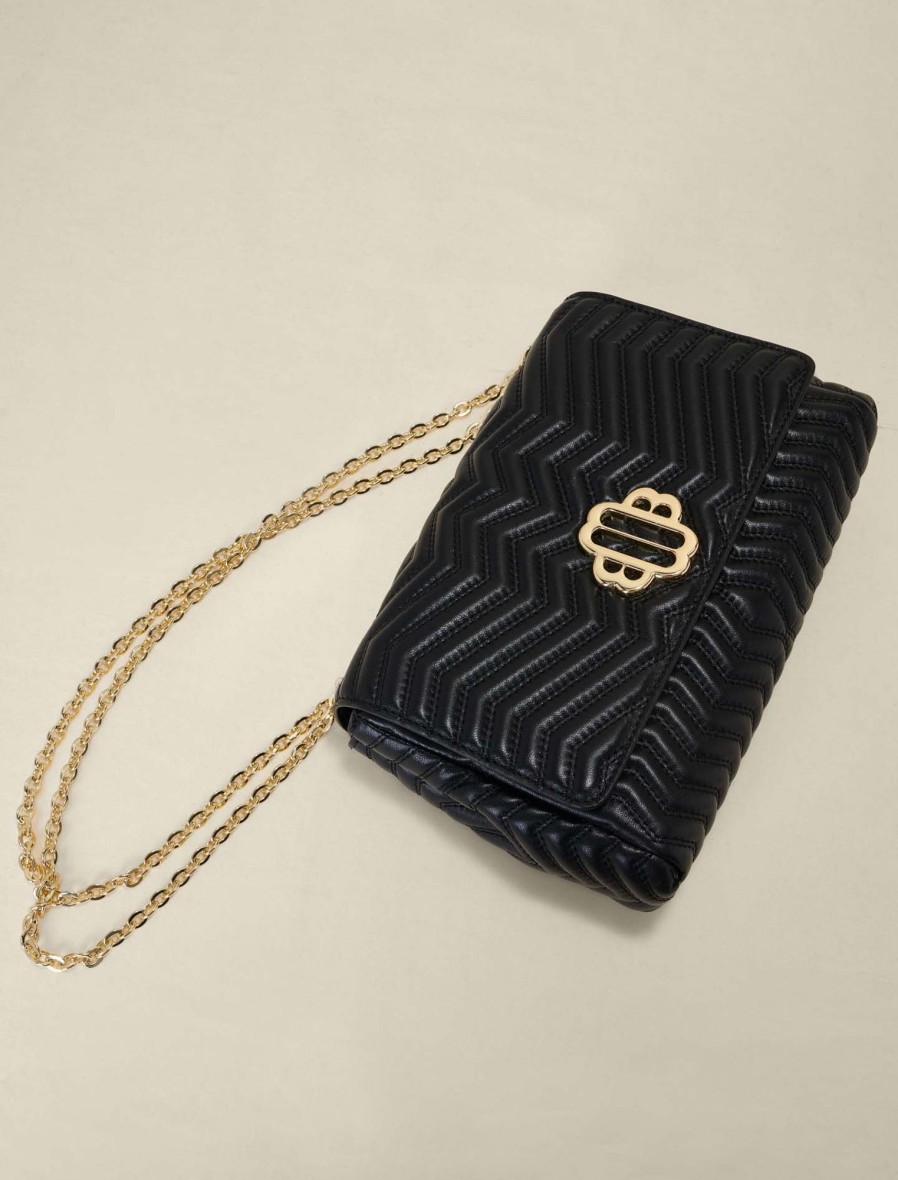 Maje Eco-Friendly Selection | Leather Bag With Chain