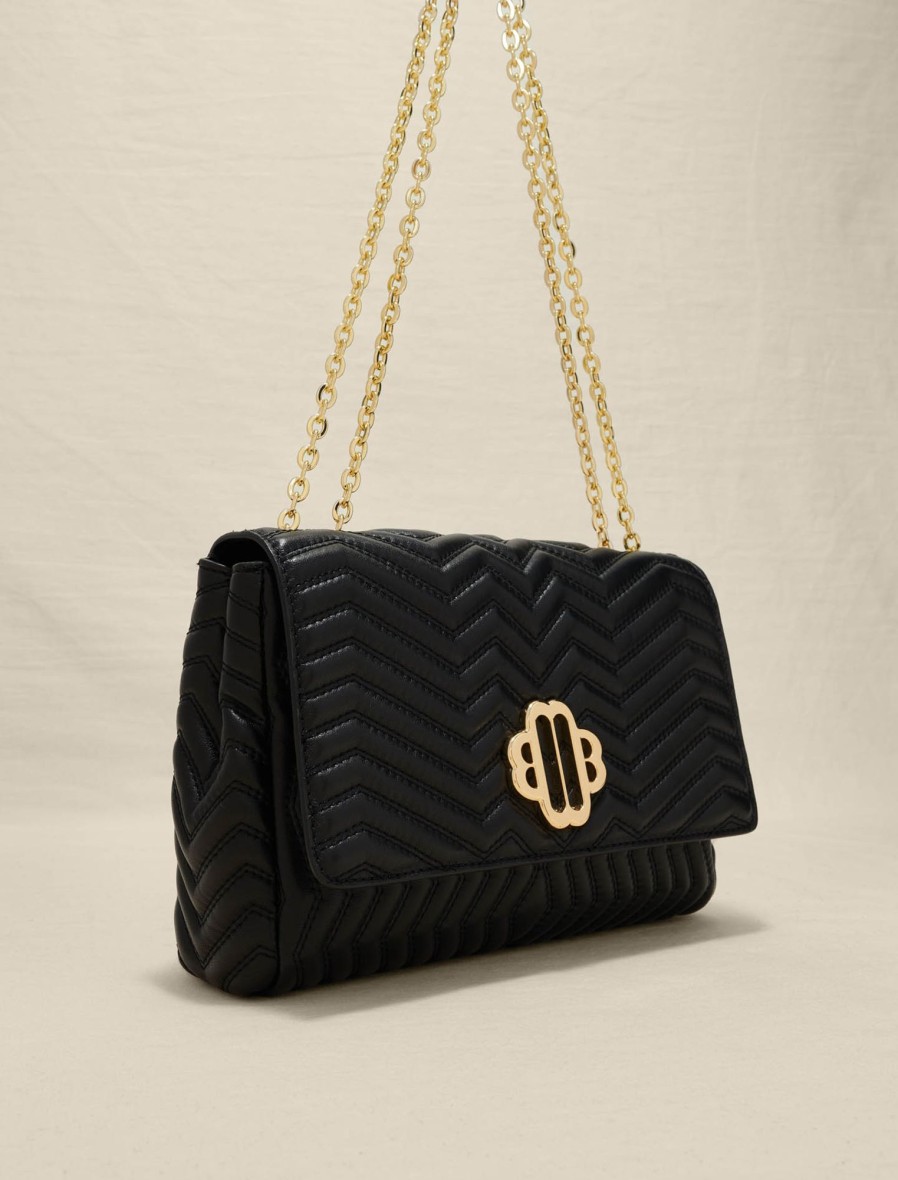 Maje Eco-Friendly Selection | Leather Bag With Chain