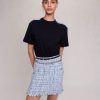 Maje Eco-Friendly Selection | Light Blue Tweed Dress