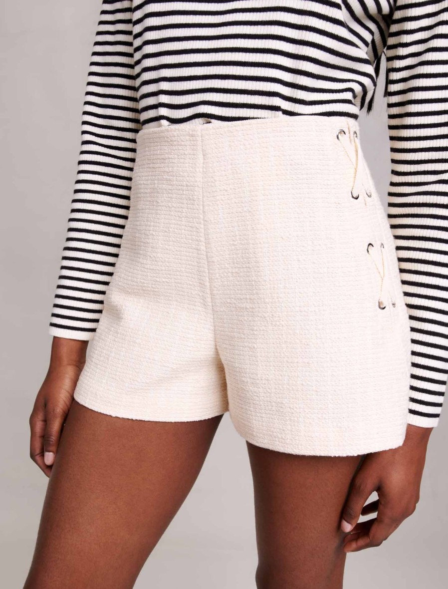 Maje Tweed | Flared Shorts In Tweed