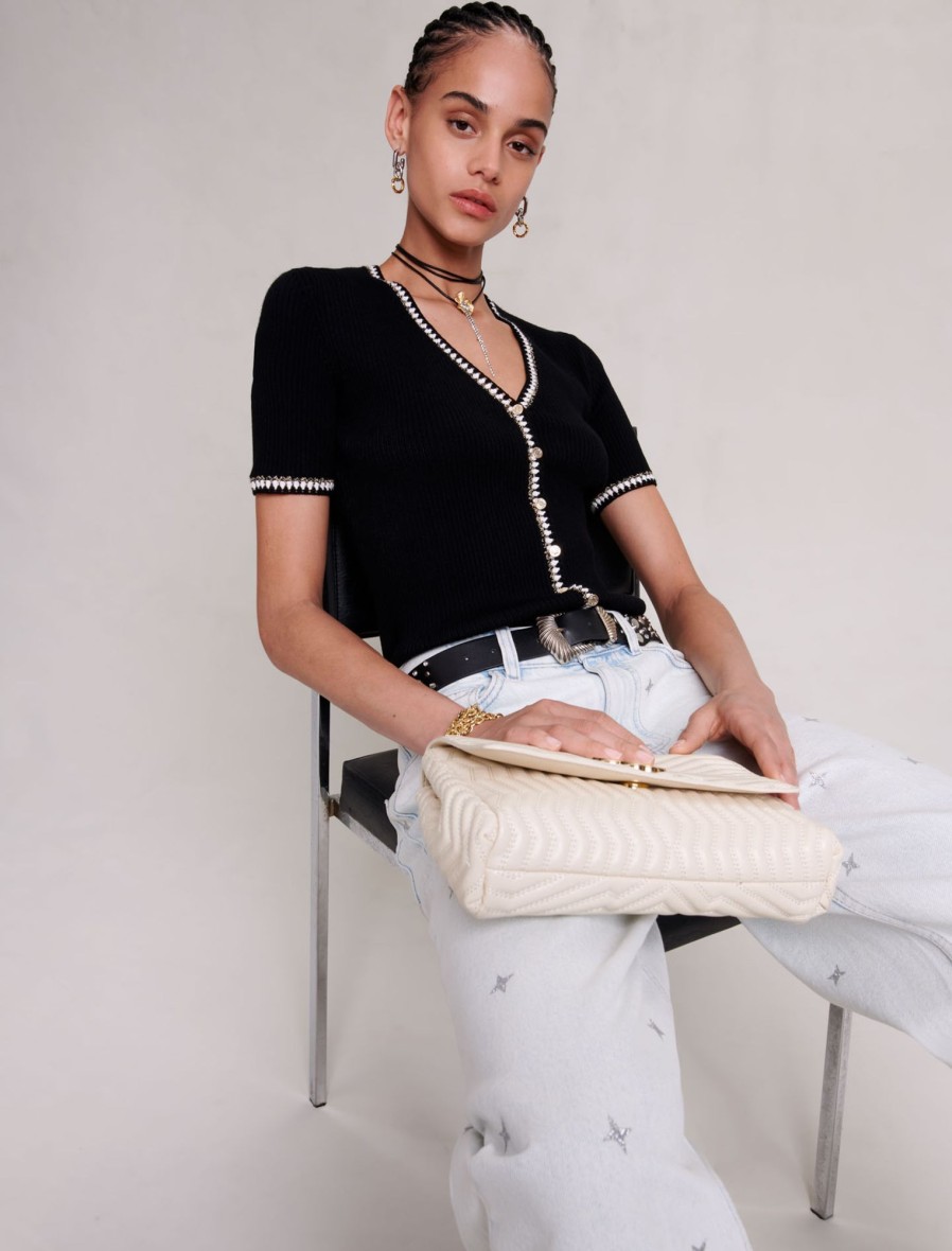 Maje Eco-Friendly Selection | Fitted Knitted Pullover