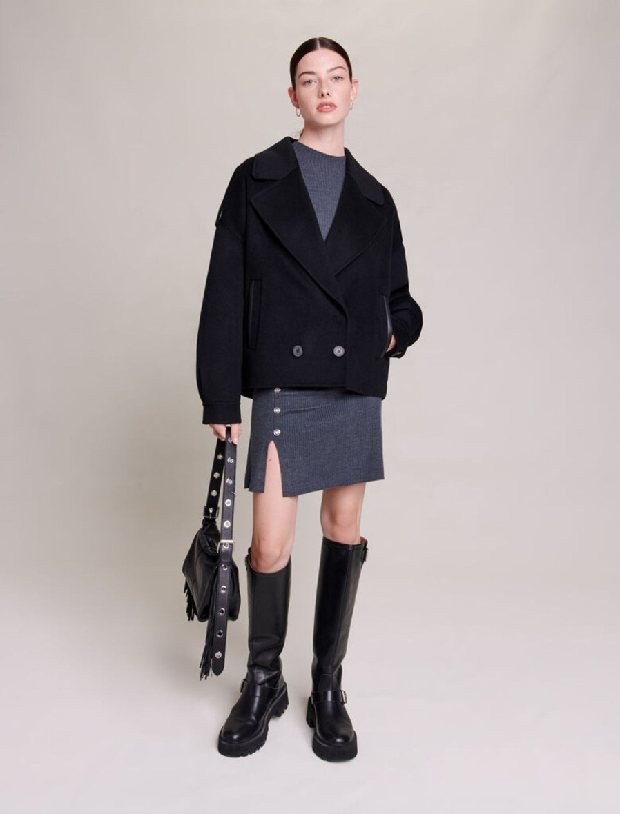 Maje Eco-Friendly Selection | Oversized Wool Jacket