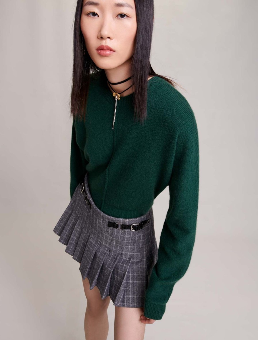Maje Eco-Friendly Selection | Short Pleated Skirt
