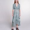 Maje Party Dresses | Stretch Lurex Ruffled Dress