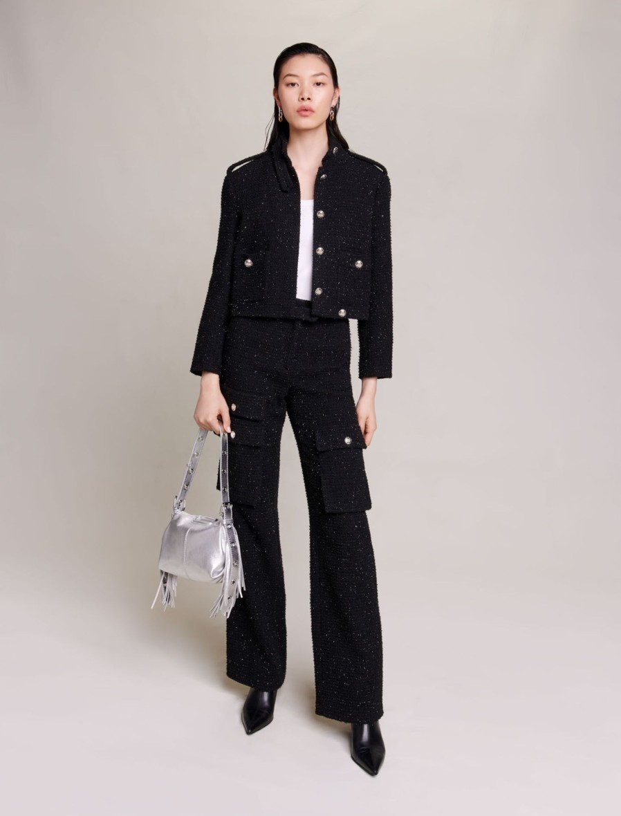 Maje Eco-Friendly Selection | Tweed Trousers
