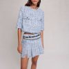 Maje Eco-Friendly Selection | Pleated Tweed Skirt