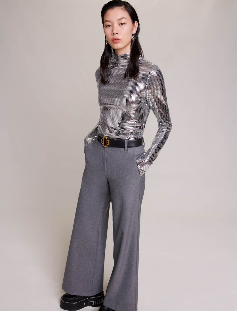 Maje Eco-Friendly Selection | Wide Leg Trousers