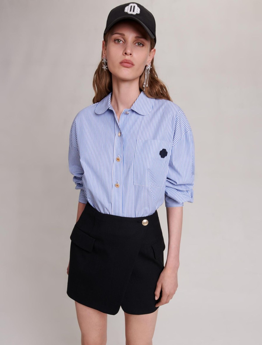 Maje Eco-Friendly Selection | Asymmetric Wrap Skirt