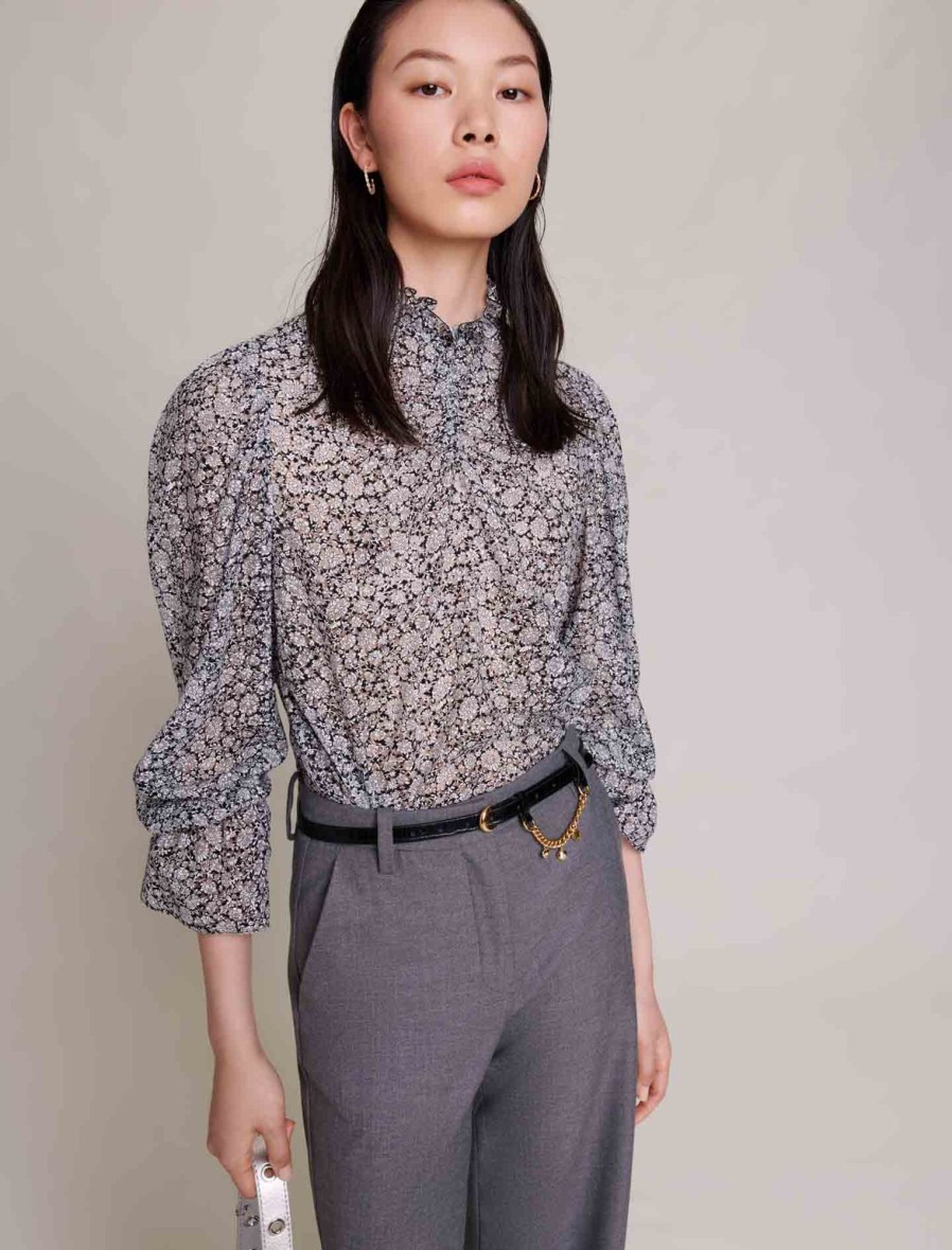 Maje Eco-Friendly Selection | Flower Print Blouse