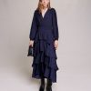 Maje Party Dresses | Ruffled Maxi Dress